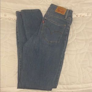 Levi’s high rise skinny jeans